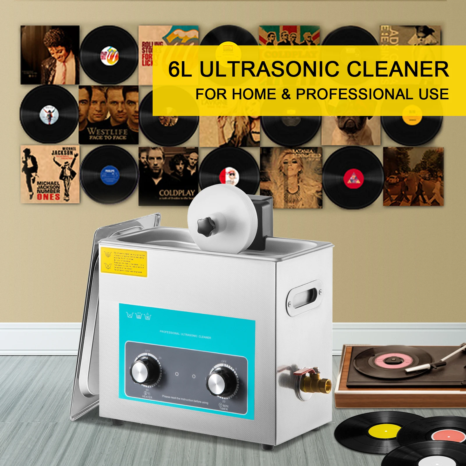 시하오 6L 초음파 바이닐 레코드 클리너 노브 휴대용  - Vinyl Record Cleaner 리뷰 및 가격