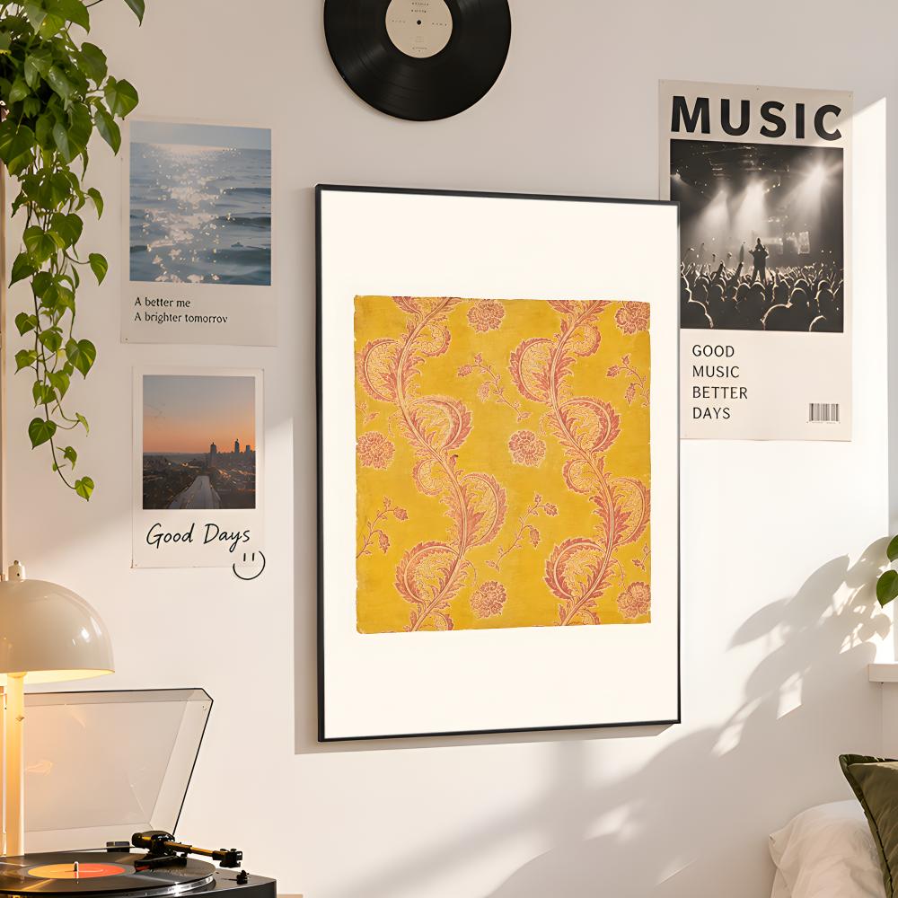 빈티지 스타일의 식물 및 꽃무늬 패브릭 컬렉션 포스터, - Vintage Collectible Posters 리뷰 및 가격